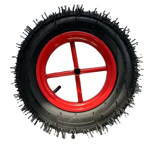 Chất lượng mạnh mẽ 3.50 8PR khí nén lốp 15 inch không khí xe cút kít bánh xe cho giỏ hàng nặng Điều kiện Mới cho khách sạn bán lẻ Armenia - Product Image 2