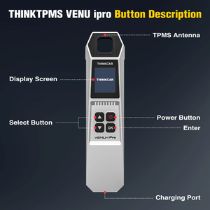 THINKCAR VENU-i Pro TPMS Herramientas de diagnóstico de presión de neumáticos de coche Agregar 4 sensores de metal - Product Image 6