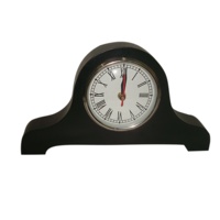 Horloge de table en bois en forme de livre pour la décoration de la maison, horloge de table avec réveil, miroir, vert, rouge, blanc, bleu, style européen