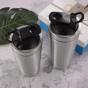 750ml Customized Double Wall Keep Warm Cold Gym Stainless Steel Shaker <b>Cup</b> Bottle - Product Image 4
