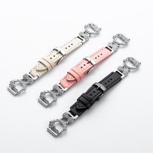Bracelets de <span class=keywords><strong>montre</strong></span> en <span class=keywords><strong>cuir</strong></span> avec fermoir de connexion en métal de style mignon, adaptés aux tailles 38/40/41/42/44/45/46/49MM - Product Image 6