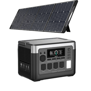 เครื่องกำเนิดไฟฟ้าพลังงานแสงอาทิตย์แบบพกพาฉุกเฉิน 1800W พร้อมแบตเตอรี่ LiFePO4 ตัวควบคุม MPPT อินเวอร์เตอร์คลื่นไซน์บริสุทธิ์ ช่องเสียบ Type C พร้อมรีโมทคอนโทรล - Product Image 1