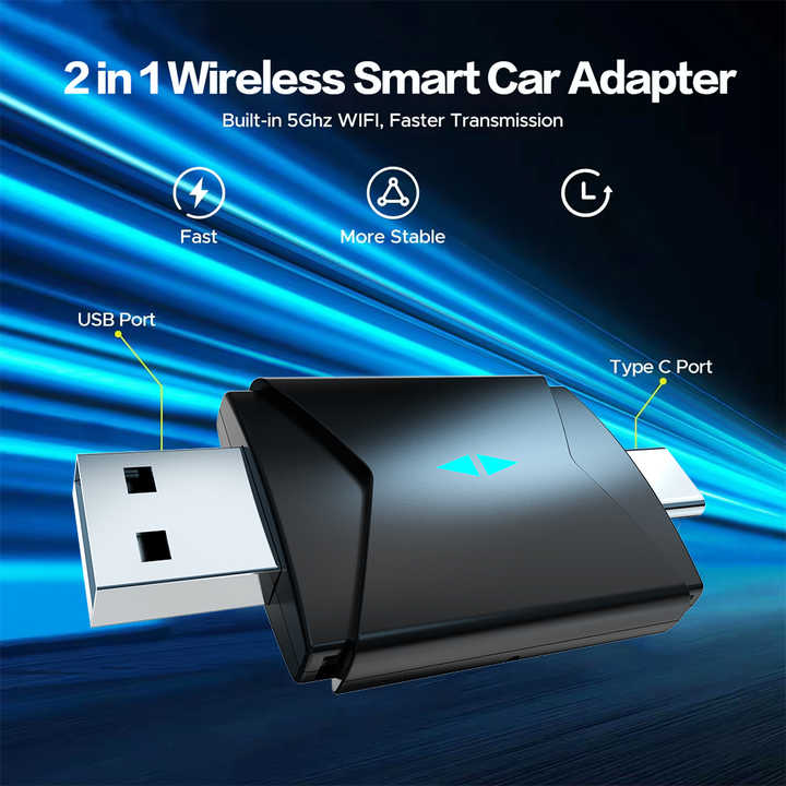 Carplay Android Portable Wireless Auto System Smart Box Universal Car ...