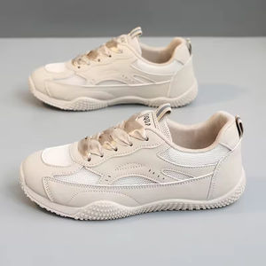 K1503 Chaussures plates de sport confortables pour femmes, chaussures de course en maille respirante pour l'extérieur - Product Image 3