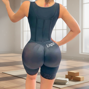 Body gainant à buste ouvert Fajase <span class=keywords><strong>Colombianas</strong></span> Post-opératoire Reducteur et Amincissant Post-partum Sculptant et Rehausseur de fesses pour courbes - Product Image 1