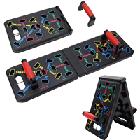 Planche de fitness pliable personnalisable avec logo OEM, réglable multi-positions, pour entraînement push-up à domicile, musculation