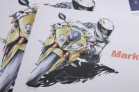Bloc de dessin professionnel Dorer Art 70GSM, papier à dessin lisse anti-décoloration pour marqueurs à base d'alcool
