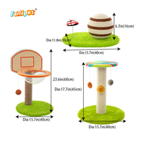 Famipet personnalisé en gros nouvelle conception sur le thème du sport petit chat cadre d'escalade poteau à gratter tour d'arbre à chat