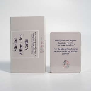 Cartes de méditation d'affirmation imprimées personnalisées pour le soulagement du stress, logo brodé pour les familles - Product Image 3