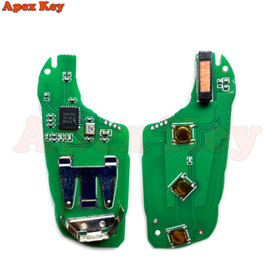 Clé de voiture télécommandée à 3 boutons, 433MHz, puce 4A, pour Citroën Peugeot Dispatch C3 C4 Cactus Berlingo HU83/VA2, lame non coupée - Product Image 2