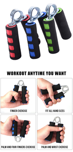 Poignée de musculation portable avec poignée en PP et revêtement en éponge pour la force de préhension, la récupération musculaire et l'entraînement physique, adaptée aux enfants - Product Image 5
