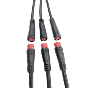 Connecteur Mini M8 IP65 Étanche 2 Broches Mâle-Femelle pour Câble de Vélo Électrique, Trottinette, Phare LED et Clignotant - Product Image 3