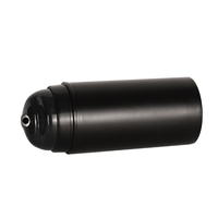 Bouteille en plastique cylindrique vide PETG de 50ml 100ml avec pompe sans air pour le type de joint de crème de lotion de parfum de soin de peau fabriqué à partir de PP