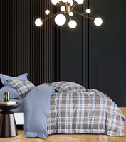 Ensembles de literie en fibre de polyester de nouvelle qualité hôtelière imprimée personnalisée en coton imprimé 3 pièces 4 pièces 5 pièces couvre-lit en fibre avec taie d'oreiller