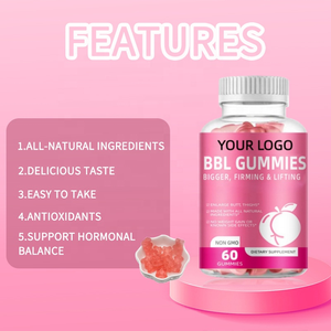 Suplemento de Gomitas Extreme BBL con Extracto Herbal de Maca, Fórmula Natural <span class=keywords><strong>para</strong></span> Mujeres, <span class=keywords><strong>Pastillas</strong></span> <span class=keywords><strong>para</strong></span> Aumentar Peso y Realzar Caderas y Glúteos - Product Image 2