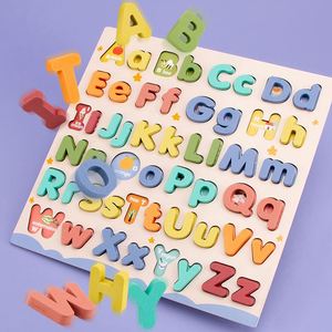 Preschoolers Learning Educational Toy ABC Uppercase Lowercase Toddlers Alphabet <b>Puzzle</b> Board - Product Image 2