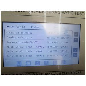 Biến Áp Giai Đoạn Góc Và Cân Bằng Từ Thiết Bị Kiểm Tra/Lần Lượt Tỷ Lệ Analyzer Với Kích Thích Thử Nghiệm Hiện Tại - Product Image 4