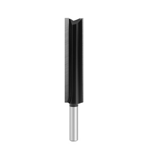 Straight Cut Carbide Tipped Router Bits 8mm Shank Woodworking Milling Cutter Black Coated Durable For Wood Cutting - Product Image 3