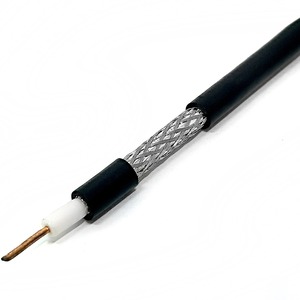 Fabricante OEM RG11 Cable coaxial 305m carrete de acero revestido de cobre CCS 75 Ohm 18AWG Cable de comunicación de Internet de alta velocidad - Product Image 5