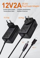 Pengisi Daya Dinding Cepat Elektrik 2025 Terlaris dan Sedang Tren, Adaptor Daya Laptop 12V 2A untuk Perjalanan, Ramah Lingkungan, Bahan ABS/PC