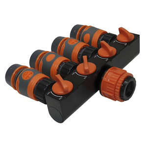 Lot de 10 distributeurs d'eau à 4 voies pour <span class=keywords><strong>tuyau</strong></span> d'<span class=keywords><strong>arrosage</strong></span> avec robinets individuels marche/arrêt pour <span class=keywords><strong>robinet</strong></span> d'eau - Product Image 3