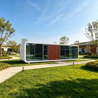 Maisonnette préfabriquée moderne à deux étages, 11800 mm, prête à l'emploi, avec panneaux solaires, modèle 2026, type cabane Apple