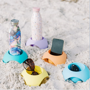 Portavasos de Playa Moderno, Esencial para Vacaciones Familiares, para Bebidas y Accesorios de Playa - Product Image 6