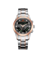 Meilleur prix de gros, montre islamique en acier inoxydable, vente chaude de l'usine de montres, boussole Qibla, notes