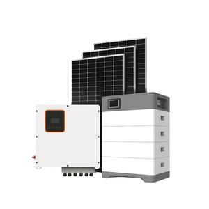 ชุดระบบโซลาร์เซลล์สำเร็จรูปสำหรับบ้าน 10kw 12kw 15kw 20kw ระบบพลังงานแสงอาทิตย์แบบไฮบริดพร้อมแบตเตอรี่ 10kwh 20kwh 30kwh 40kwh แบตเตอรี่ลิเธียม - Product Image 1