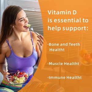 ספק תוספי תזונה סיטונאי, כמוסות רכות אורגניות של ויטמין <span class=keywords><strong>D3</strong></span>-K2, לבריאות העצם, שיפור מצב הרוח למבוגרים, חיזוק מערכת החיסון - Product Image 4