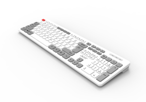 Acer OAK920 clavier de travail sans fil coque mince ergonomique 108 touches batterie longue durée frappes silencieuses pour - Product Image 5