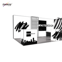 TIANYU Présentoirs ronds compacts pour vêtements, Stands d'exposition pour salons professionnels, Yiwu 2, Comptoirs d'accueil pour spa