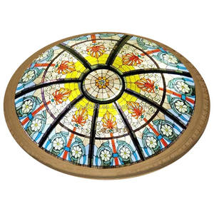 Cúpula de Vidrio Tiffany Personalizada para Decoración de Iluminación de Techo/Cúpula/Pared en Interiores y Exteriores - Product Image 5