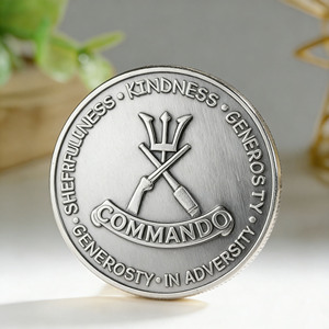 Moneta Commemorativa Personalizzata Economica, Moneta Souvenir Placcata Argento di Tutti i Tipi, Vendita all'Ingrosso, Logo Personalizzato e Design Gratuito - Product Image 1