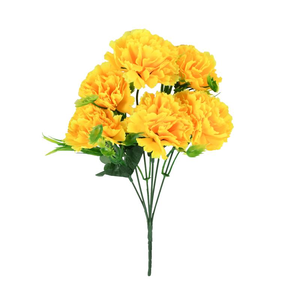 Ramo de 6 Flores Hecho a Mano, Carnaciones, Macetas, Jardineras, Decoración para Eventos Deportivos, Ceremonias de Entrada, Flores Artificiales para Sostener en la Mano - Product Image 1