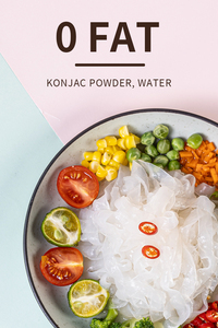 Nouilles Shirataki Konjac instantanées saines prêtes à consommer, faibles en <span class=keywords><strong>calories</strong></span> et en glucides, 270g, cuisson en 2 minutes, Halal chinois, boîte/sac/en vrac - Product Image 3