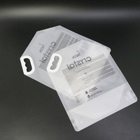 En stock, vente en gros : Sacs de transport pliables de qualité alimentaire sans BPA pour boissons (vodka, bière, jus, lait, eau) – 1L, 1.5L, 2.5L, 5L, 10L