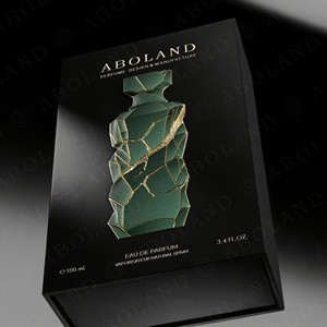 ชุดกล่องน้ำหอม ABOLAND ขนาด 100 มล. สีทอง ชมพู ฟ้า เงิน บรรจุภัณฑ์เครื่องสำอางระดับไฮเอนด์ ดีไซน์ปั๊มร้อน - Product Image 3