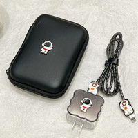 Pelindung Kabel TPU Anti Air Lucu dengan Tas Penyimpanan untuk Casing Pelindung Charger iPad 18W/20W