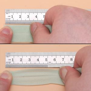 Cinta elástica de borde de espiga de 2 cm de colores para ropa interior y calzoncillos, tira de ribete plegada - Product Image 4