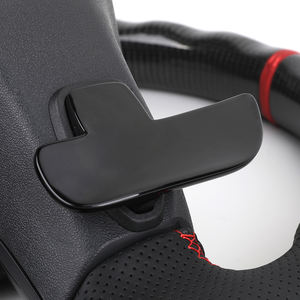 Volante in carbonio stile nero mezza pelle traforata per Mercedes Benz W213 C238 W463 W464 W222 C217 <span class=keywords><strong>CLS</strong></span> <span class=keywords><strong>C257</strong></span> W205 C63 AMG - Product Image 5