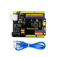 Placa de Desarrollo KEYESTUDIO Super ATmega328P-AU Compatible con Arduino UNO R3 con Interfaz de Cabezal de Pines