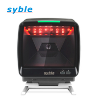 Lector de Códigos de Barras QR de Escritorio SYBLE XB-8809H para Hardware de Computadora, Escáner de Códigos de Barras 2D con Cable