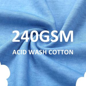 เสื้อยืดผู้หญิงคอตตอนย้อมสีไล่เฉด 240gsm แบบเซ็กซี่ พิมพ์ลายตามสั่ง ทรงเข้ารูป สไตล์ฮิปฮอป ครอปท็อปสั้น ขายส่ง - Product Image 4
