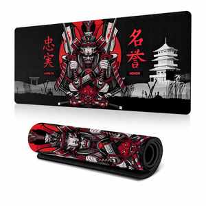 FX Japanese Samurai <b>Mouse</b> Pad Thickened Enlarged Gaming Desk <b>Mat</b> with Stitched Edge Office Computer Accessories OEM/ODM Service - Product Image 1