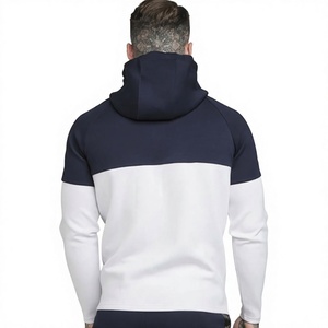 Nouveau sweat à capuche personnalisable pour homme, double couche, fermeture éclair, manches longues, polyester/coton, respirant, écologique, style décontracté urbain - Product Image 6
