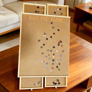 Mesa De Enigma De Madeira Placas De Enigma De Madeira - Product Image 1