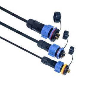 M16 Zelfsluitende <span class=keywords><strong>2</strong></span>/3/4-Core Ip67 Waterdichte Luchtvaart Connector Paneel Mount Kabel Kale Koperen Geleider Voor Motorfiets Computer - Product Image 1