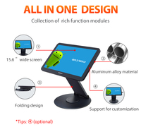 Système de caisse enregistreuse tactile tout-en-un ZHONGJI AO1 avec écran tactile, NFC, Bluetooth, garantie 1 an pour la restauration et la vente au détail