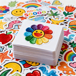Low Moq Custom <b>logo</b> <b>Sticker</b> Printing Kiss Cut <b>Sticker</b> Waterproof Adhesive Vinyl Cartoon Die Cut <b>Sticker</b> - Product Image 3
